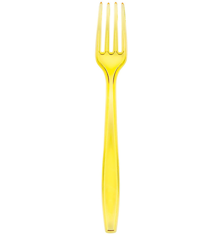 Plastikgabel PS Premium Gelb 190mm (1000 Stück) Plastikgabel PS Premium Gelb 190mm (1000 Stück)