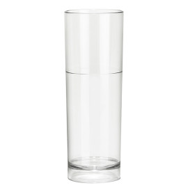 Wiederverwendbares Glas SAN Tumbler Transparent 200ml (6 Stück)