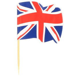 Holzspieße Flagge "UK" 65mm (14.400 Einh.)