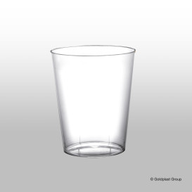 Becher aus Hartplastik Moon Transparent PS 320ml (20 Stück)