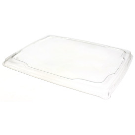 Plastikdeckel Flach Transparent Rechteckig 316x265mm (25 Stück)