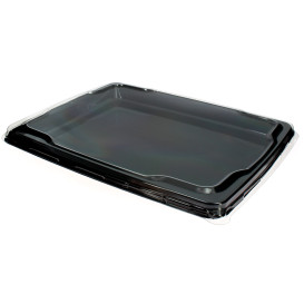Plastikdeckel Flach Transparent Rechteckig 316x265mm (25 Stück)