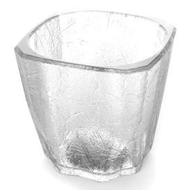 Wiederverwendbares Glas SAN MiniDrink "Cube" 200ml (8 Stück)