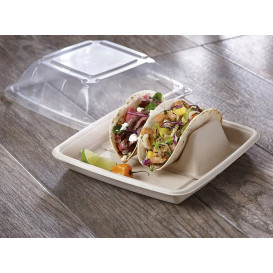 Ständer für Tacos aus Zuckerrohr 18x11x5cm (300 Stück)