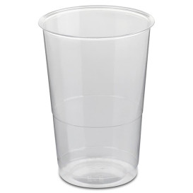 Plastikbecher Ummantelt PS Glasklar 250ml (50 Uds)
