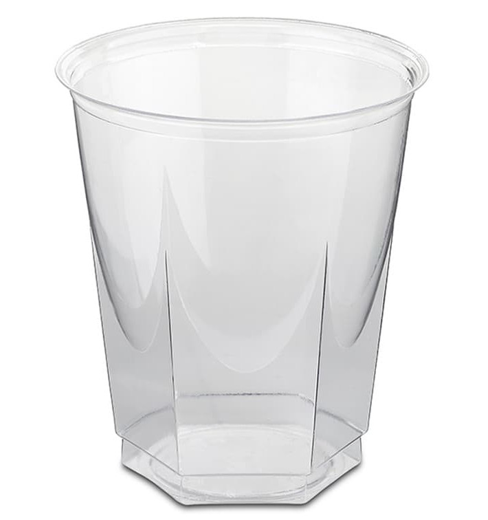 Plastikbecher Sechseckig PS Glasklar 250ml (50 Uds) Plastikbecher Sechseckig PS Glasklar 250ml (50 Uds)