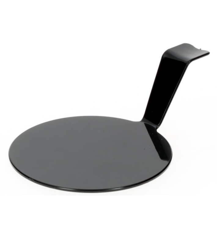 Plastikteller "Gourmand" Schwarz Ø4,5x2cm (50 Stück) Plastikteller "Gourmand" Schwarz Ø4,5x2cm (50 Stück)