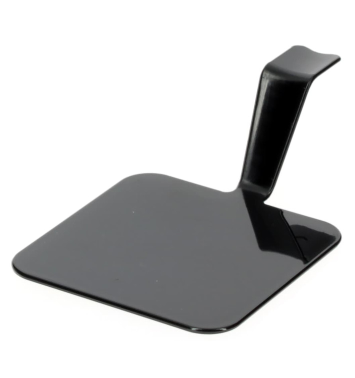 Plastikteller "Gourmand" Schwarz 4x4cm (50 Stück) Plastikteller "Gourmand" Schwarz 4x4cm (50 Stück)