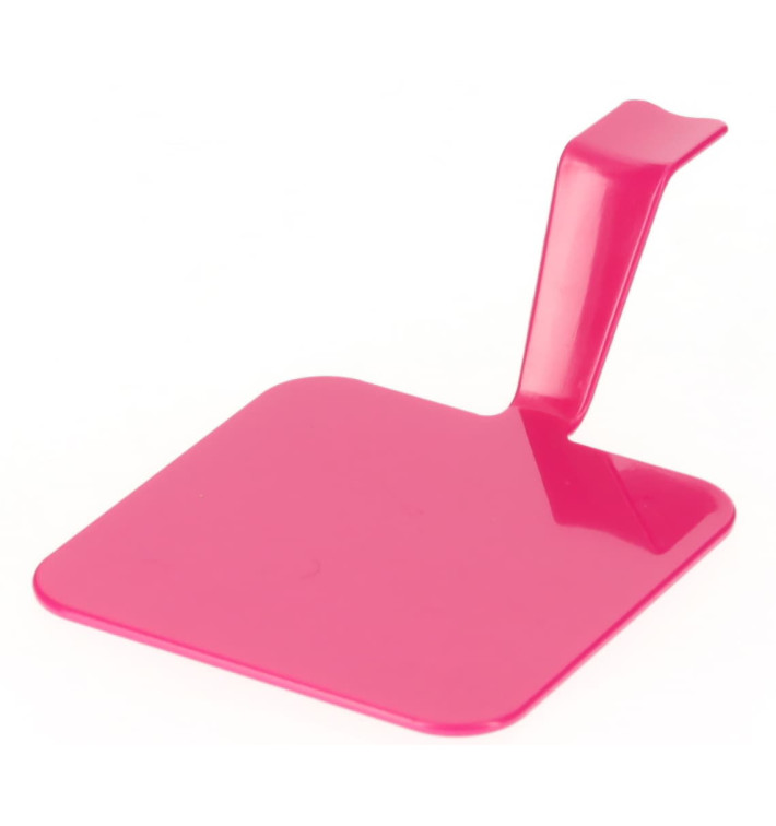 Plastikteller "Gourmand" Himbeere 4x4cm (600 Stück) Plastikteller "Gourmand" Himbeere 4x4cm (600 Stück)