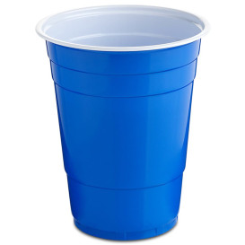 Plastikbecher Blau 550ml (400 Stück)