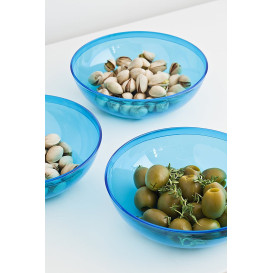 Plastikschale türkis 400ml/14cm (4 Stück)