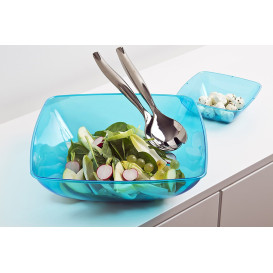 Viereckige Plastikschale türkis 28x28cm (1 Stück)