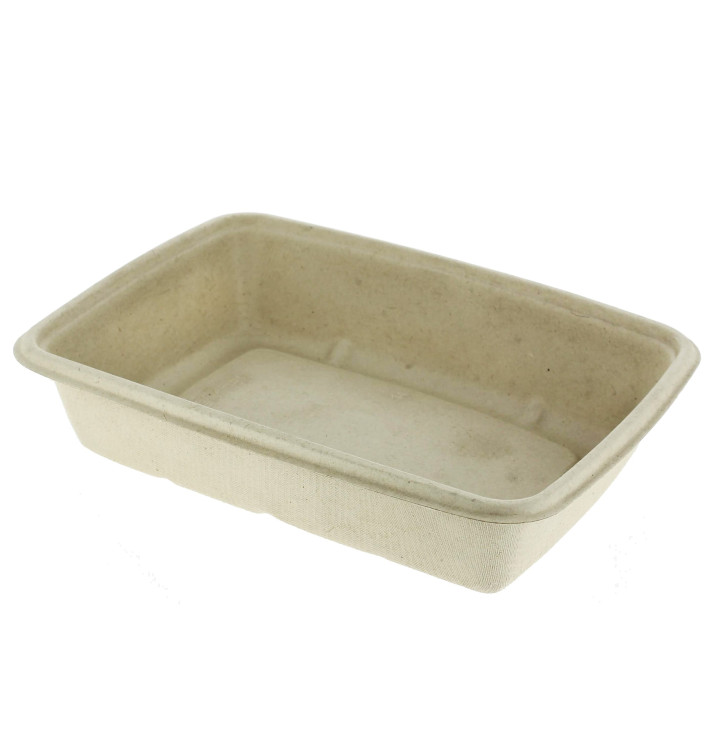 Verpackung Zuckerrohr 1000ml 210x160x50mm (75 Stück) Verpackung Zuckerrohr 1000ml 210x160x50mm (75 Stück)