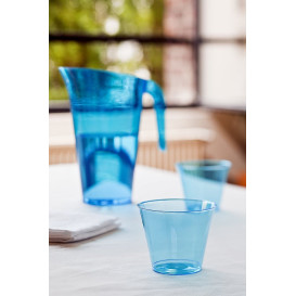 Plastikkrug 1.500ml Mehrweg Türkis (20 Stück)