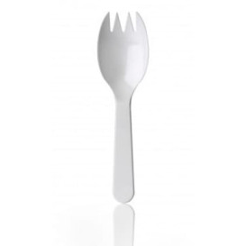 Göffel weiß 98mm (100 Stück)