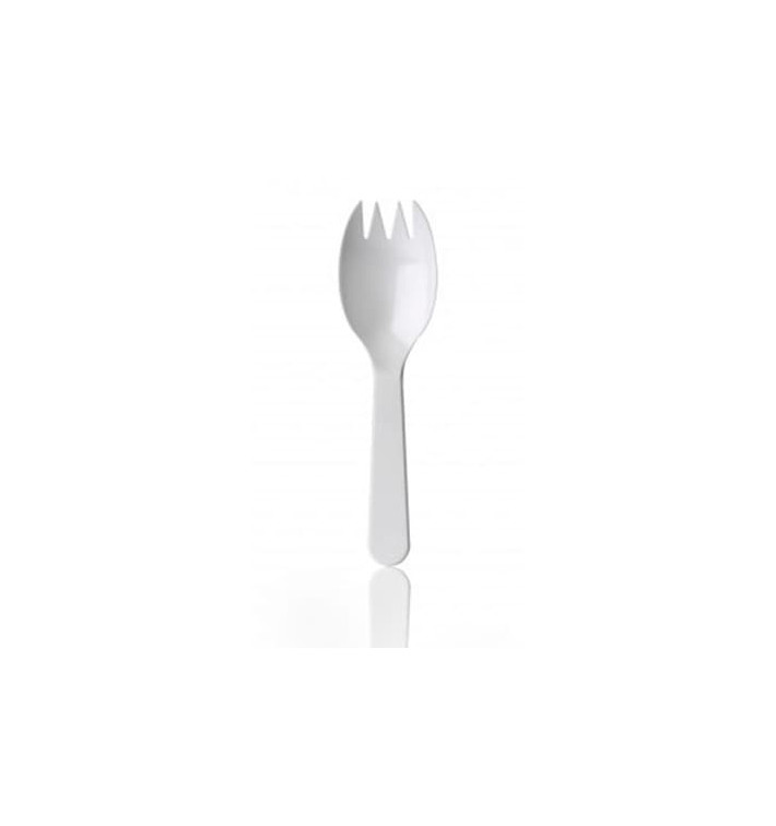 Göffel weiß 98mm (100 Stück) Göffel weiß 98mm (100 Stück)