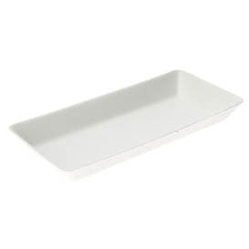 Mini Tablett Zuckerrohr Weiß 13x7cm (600 Stück)