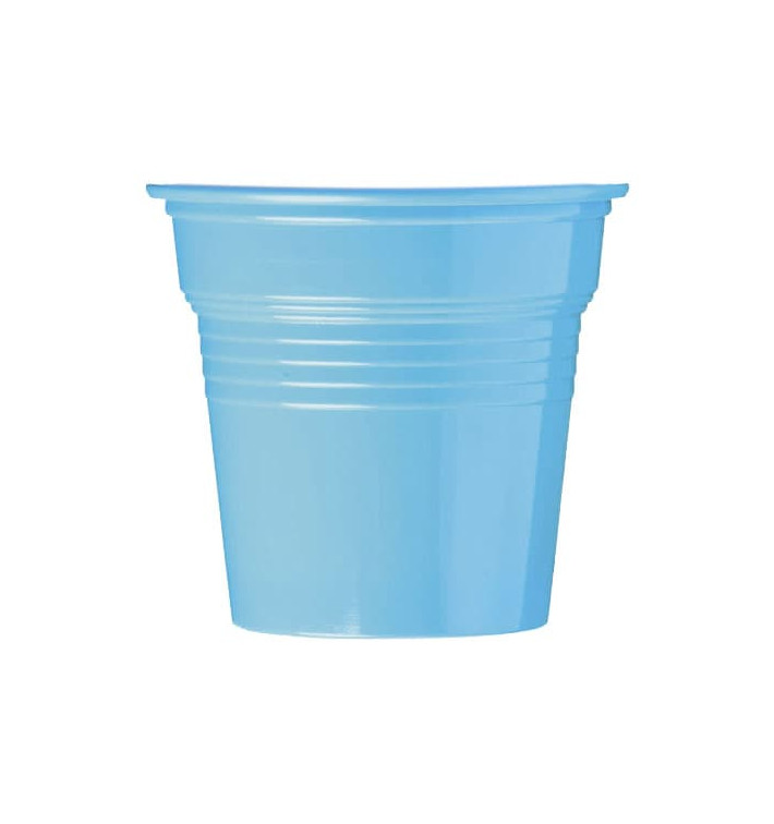 Plastikbecher PS Blau 80ml Ø5,7cm (1500 Stück) Plastikbecher PS Blau 80ml Ø5,7cm (1500 Stück)