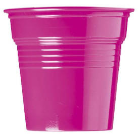 Plastikbecher PS Fuchsie 80ml Ø5,7cm (1500 Stück)