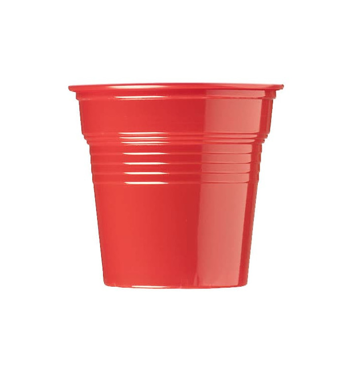 Plastikbecher PS Rot 80ml Ø5,7cm (50 Stück) Plastikbecher PS Rot 80ml Ø5,7cm (50 Stück)