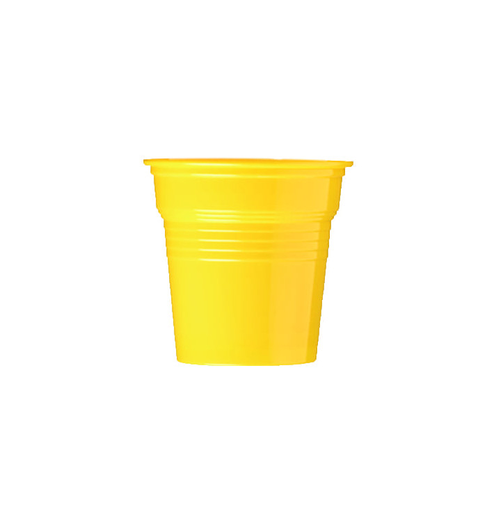 Plastikbecher PS Gelb 80ml Ø5,7cm (50 Stück) Plastikbecher PS Gelb 80ml Ø5,7cm (50 Stück)