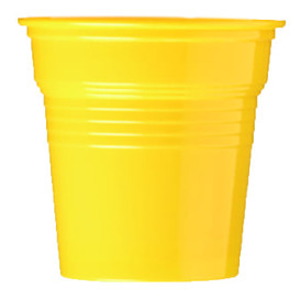 Plastikbecher PS Gelb 80ml Ø5,7cm (1500 Stück)