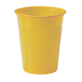 Plastikbecher PS Mango 200ml Ø7cm (50 Stück)