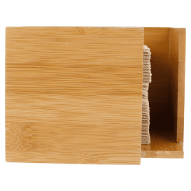 Serviettenhalter Cocktail Aus Bambus 13,5x13,5x10cm (12 Stück)