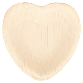 Palmblatt Teller 10x10x1,5cm (25 Stück)