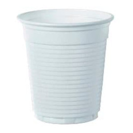 Plastikbecher weiß "Vending" PS 160ml (100 Stück)