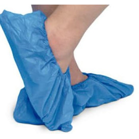 Überschuhe Polypropylen mit Rutschhemmender Sohle Blau (500 Stück)