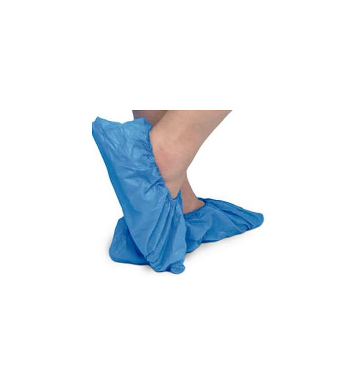 Überschuhe Polypropylen mit Rutschhemmender Sohle Blau (500 Stück) Überschuhe Polypropylen mit Rutschhemmender Sohle Blau (500 Stück)