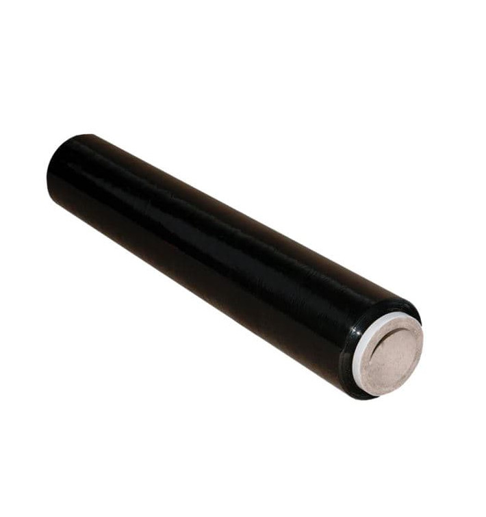 Schwarz Stretchfolie 50cm 2,8 Kg 20 μm (1 Rolle) Schwarz Stretchfolie 50cm 2,8 Kg 20 μm (1 Rolle)