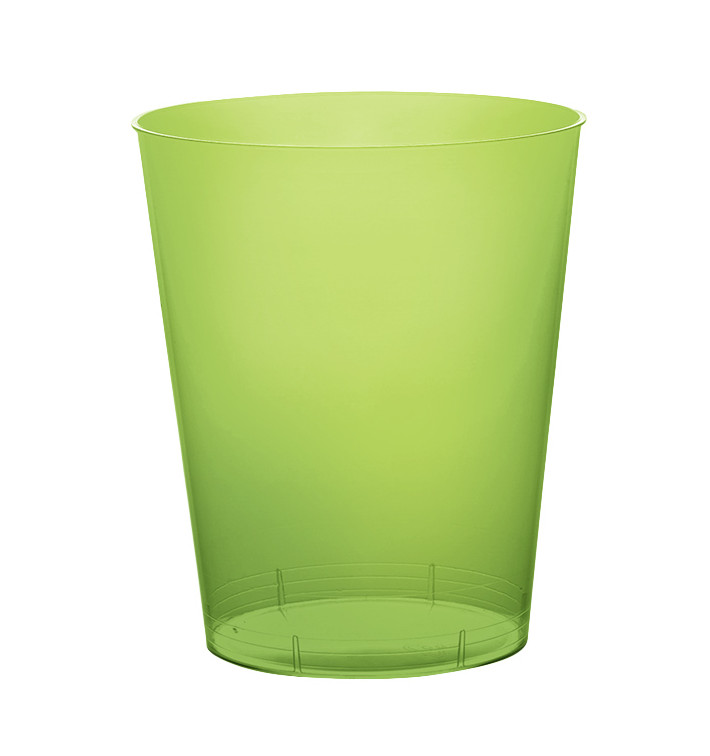 Becher aus Hartplastik Moon Grasgrün Transp. PS 350ml (20 Stück) Becher aus Hartplastik Moon Grasgrün Transp. PS 350ml (20 Stück)