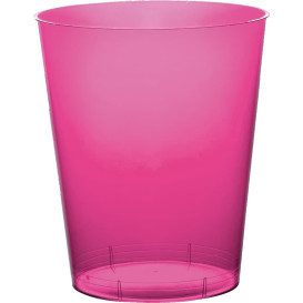 Becher aus Hartplastik Moon Fuchsie Transp. PS 350ml (400 Stück)