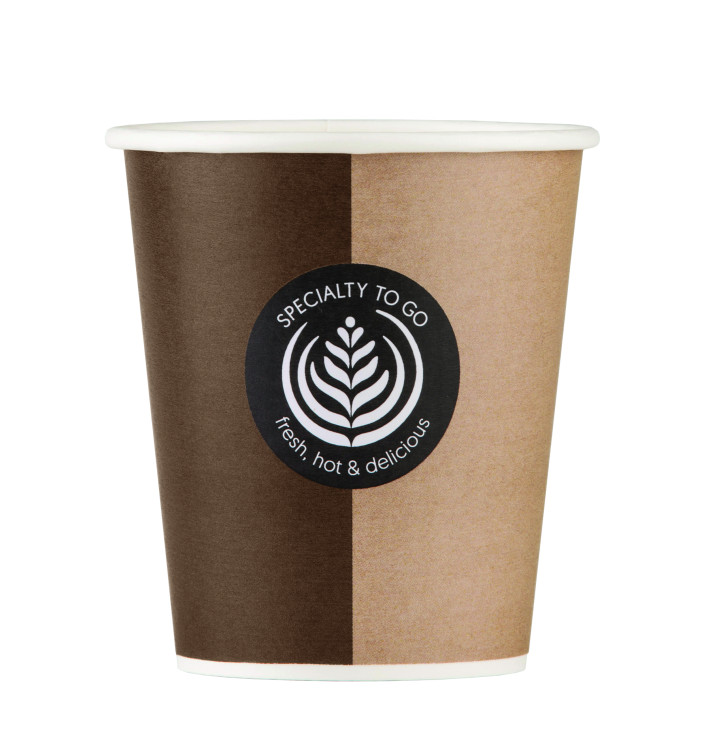 Kartonbecher "Specialty to go" 9 Oz/270ml Ø8,0cm (50 Stück) Kartonbecher "Specialty to go" 9 Oz/270ml Ø8,0cm (50 Stück)