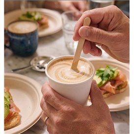 Holz Rührstäbchen 93mm (50 Stück)