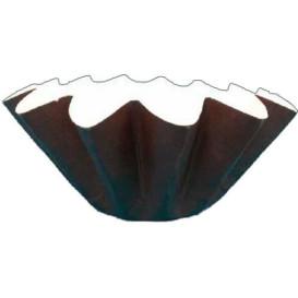 Muffinförmchen Tulpe Twist Ø50x65/98 mm Braun (300 Stück)