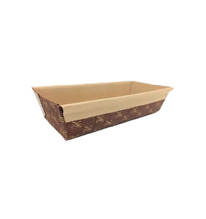 Formen Backen Kraft Microgewellt 17,5x8,5x4 cm Braun (450 Stück) Formen Backen Kraft Microgewellt 17,5x8,5x4 cm Braun (450 Stück)