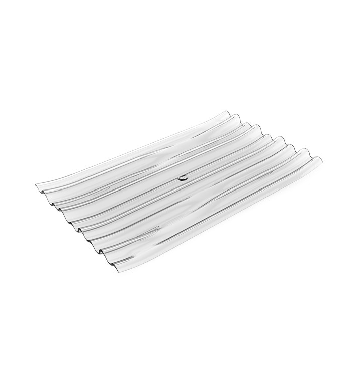 Plastikteller PS "Bamboo" Transparent 10x6cm (500 Stück) Plastikteller PS "Bamboo" Transparent 10x6cm (500 Stück)