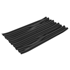 Plastikteller PS "Bamboo" Schwarz 10x6cm (500 Stück)