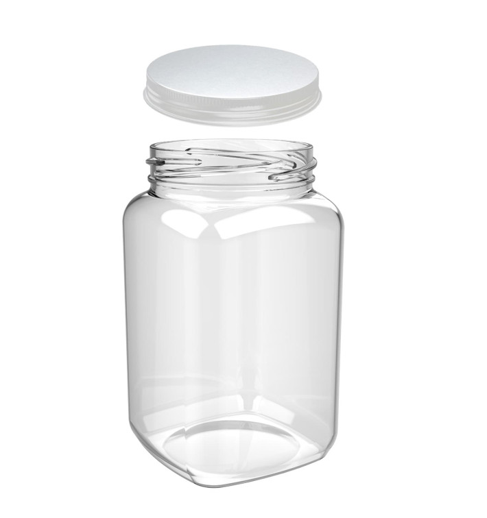 Plastikkaraffe Wiederverwendbar Tritan Transparent mit Deckel 460ml (1 Stück) Plastikkaraffe Wiederverwendbar Tritan Transparent mit Deckel 460ml (1 Stück)