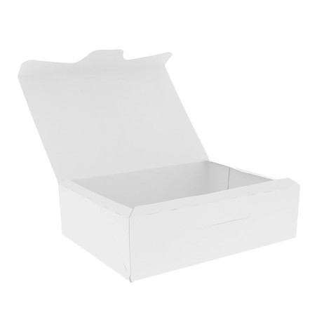 Gebäck Box weiß 18,2x13,6x5,2cm 500g (25 Stück)