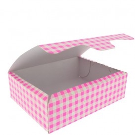 Gebäck Box pink 18,2x13,6x5,2cm 500g (250 Stück)