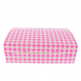 Gebäck Box pink 18,2x13,6x5,2cm 500g (250 Stück)