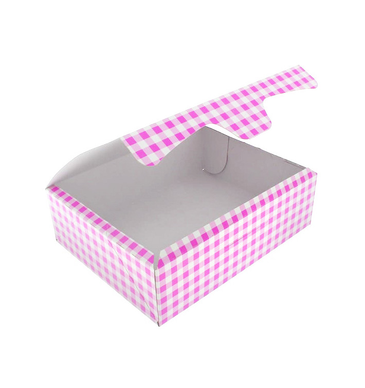 Gebäck Box pink 18,2x13,6x5,2cm 500g (25 Stück) Gebäck Box pink 18,2x13,6x5,2cm 500g (25 Stück)