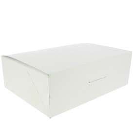 Gebäck Box weiß 25,8x18,9x8cm 2Kg (25 Stück)