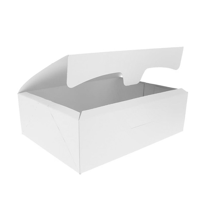 Gebäck Box weiß 25,8x18,9x8cm 2Kg (25 Stück) Gebäck Box weiß 25,8x18,9x8cm 2Kg (25 Stück)