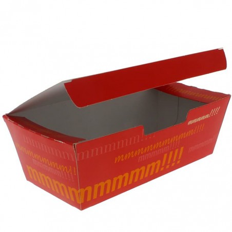 SnackBox mit Deckel To Go 16,5x7,5x6cm (25 Stück)