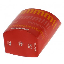 Faltbox Pappe für Wraps 60x50x120mm (25 Stück)